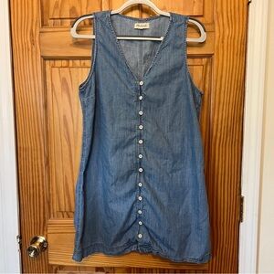 Madewell Denim Button Dress